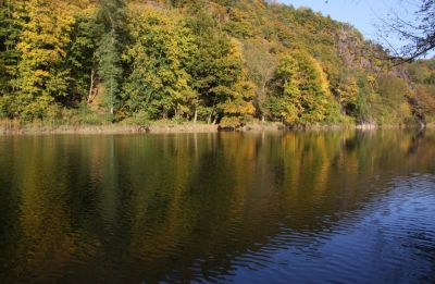 Am Wehr in Waldheim