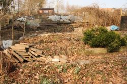 Garten im März 2011