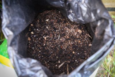 Kompost-Sand-Gemisch